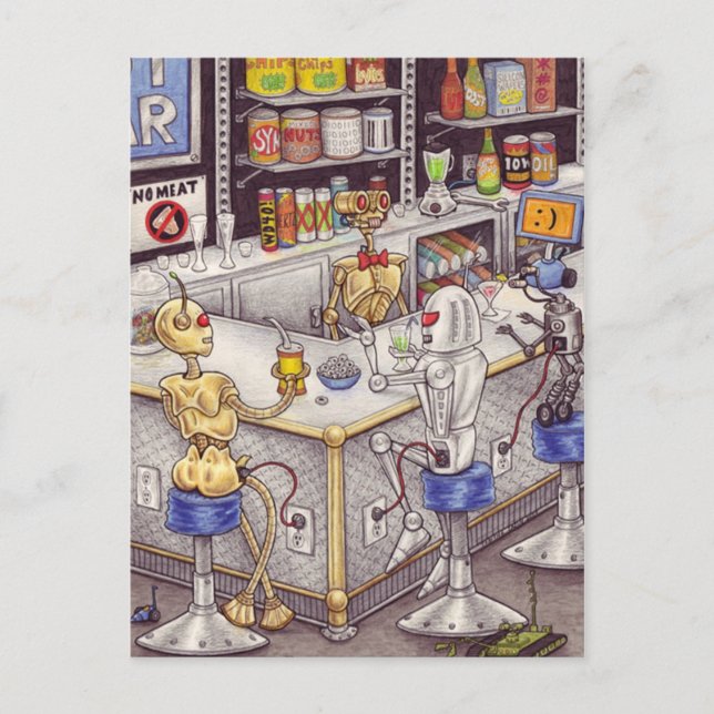 Bots' Nite Off postcard (Front)