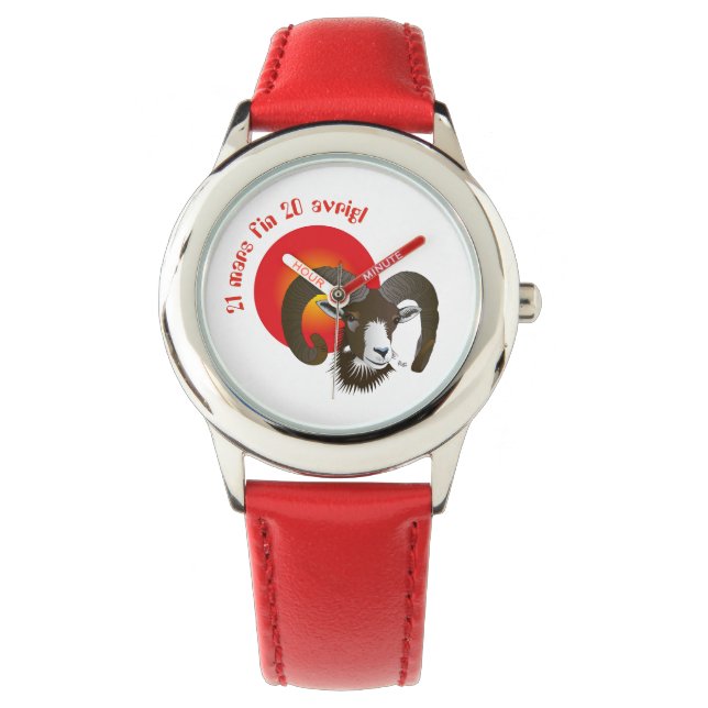 Botsch 21 mars fin 20 avrigl Uhr Watch (Front)