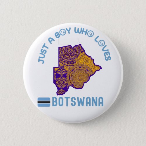Botswana African country Button