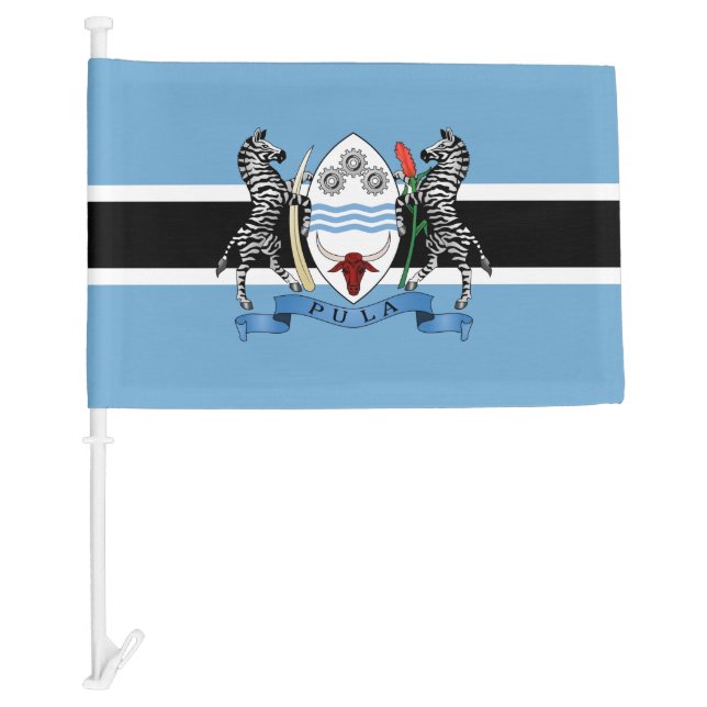 Botswana Coat of Arms/ Flag (Front)