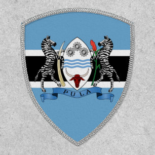 Botswana Coat of Arms/ Flag Patch