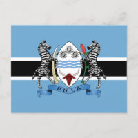 Botswana Coat of Arms/ Flag