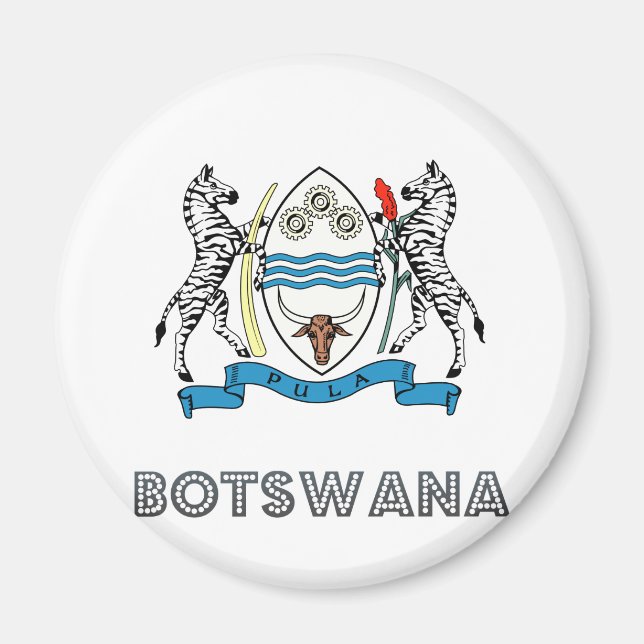 Botswana Coat of Arms Magnet (Front)