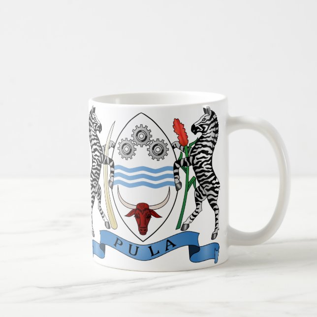 Botswana Coat of Arms Mug (Right)