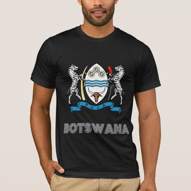 Botswana Coat of Arms T-Shirt (Front)