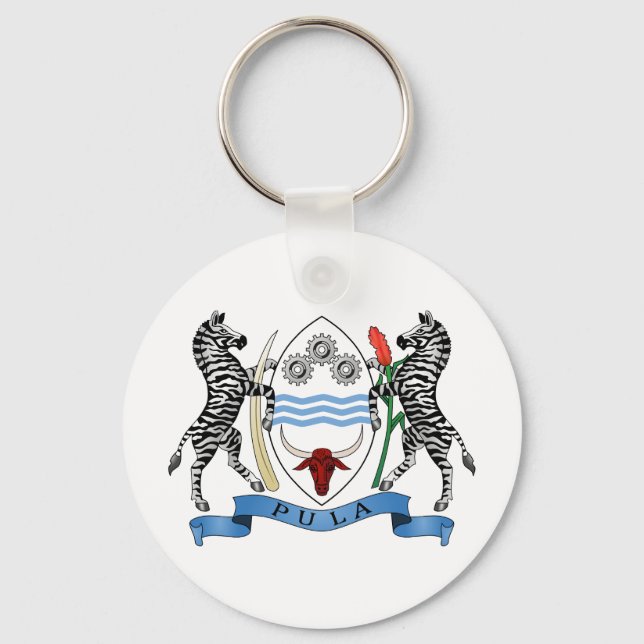 botswana emblem keychain (Front)