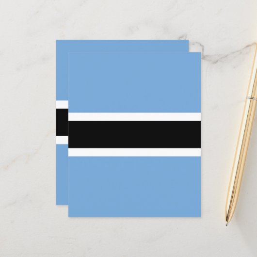 Botswana flag (Front/Back In Situ)
