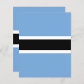 Botswana flag (Front/Back)