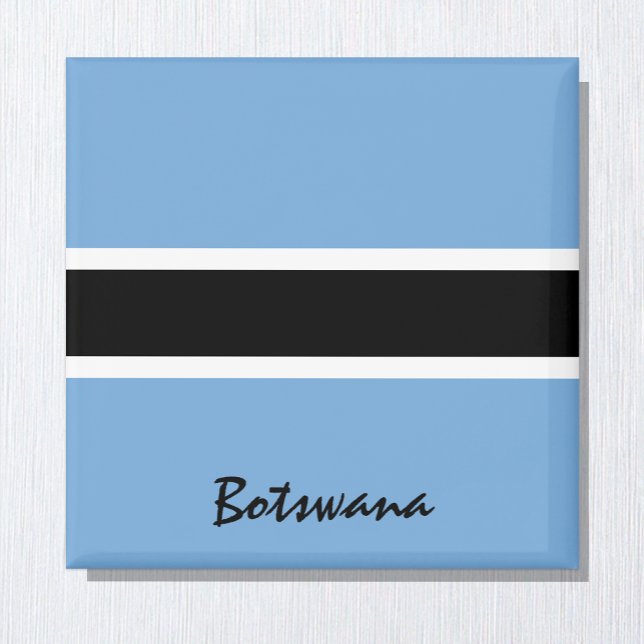 Botswana flag & Africa holiday/sports fans Magnet (Creator Uploaded)