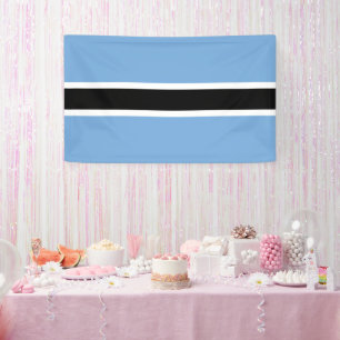 Botswana flag banner
