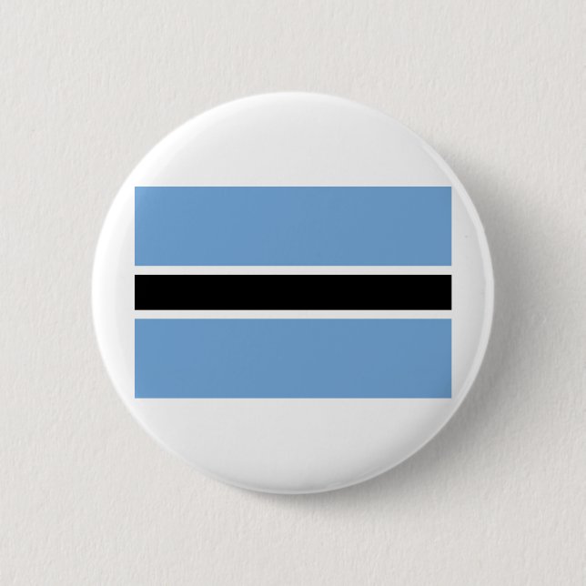 Botswana Flag Button (Front)