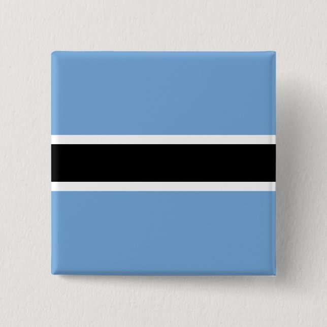 Botswana Flag Button (Front)