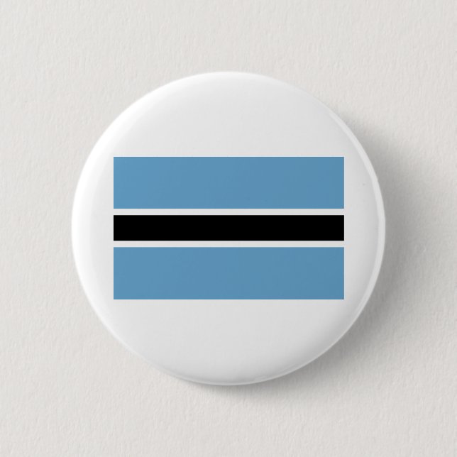 Botswana Flag Button (Front)