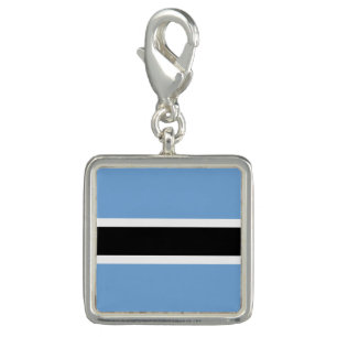 Botswana flag charm