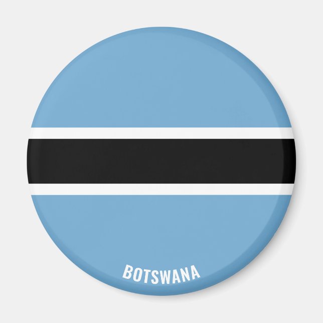 Botswana Flag Charming Patriotic Magnet (Front)