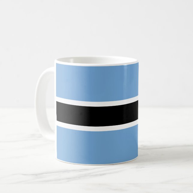 Botswana Flag Coffee Mug (Front Left)