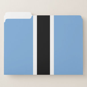 Botswana flag file folder