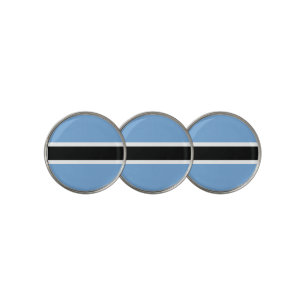 Botswana flag golf ball marker