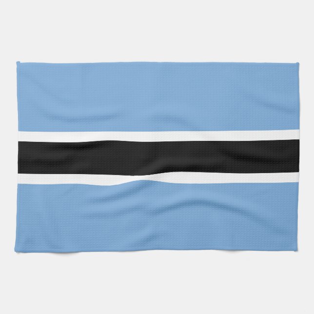 Botswana flag kitchen towel (Horizontal)