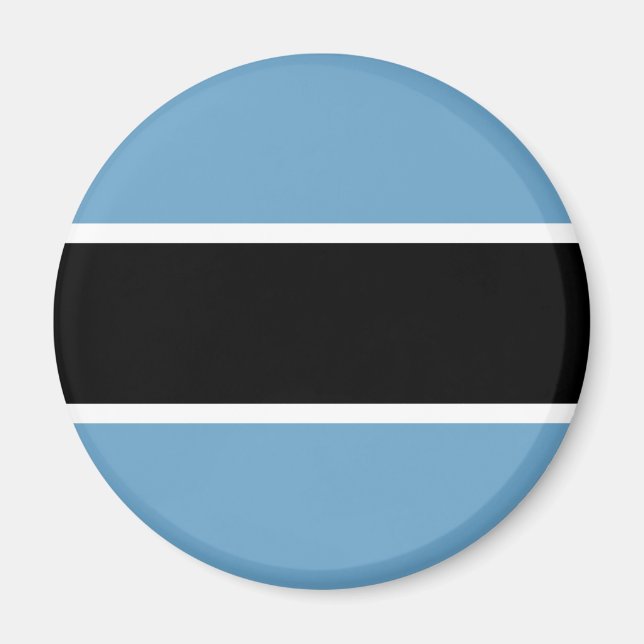 Botswana flag magnet (Front)