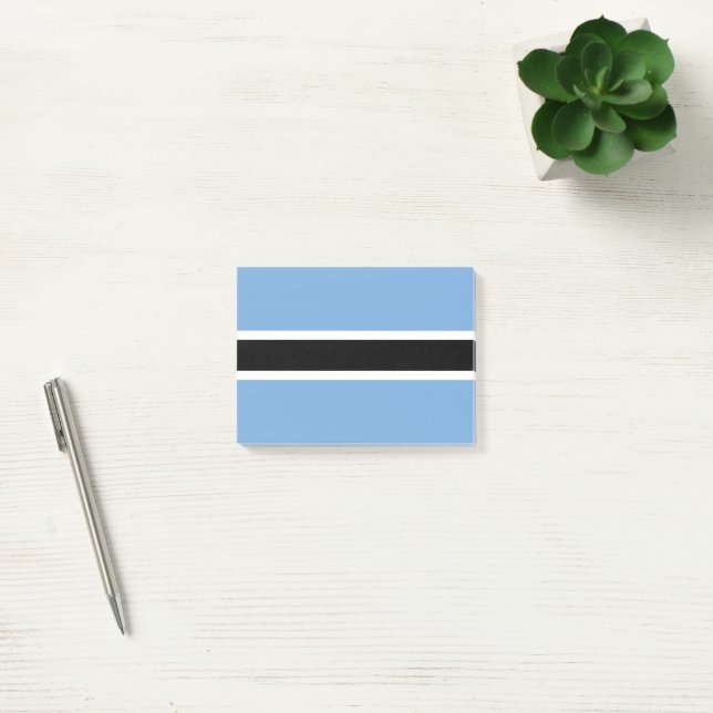 Botswana flag post-it notes (Office)
