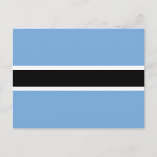 Botswana Flag Postcard