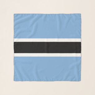 Botswana flag scarf