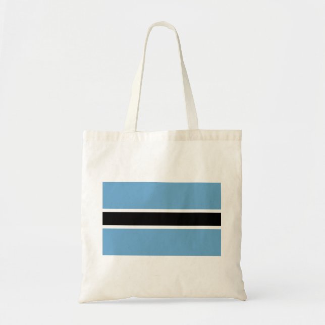 Botswana Flag Tote Bag (Front)