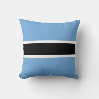 Botswana Flag x Flag Pillow