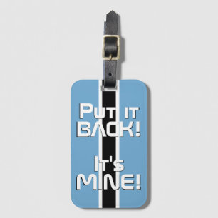 Botswana National Flag Funny Patriotic Luggage Tag