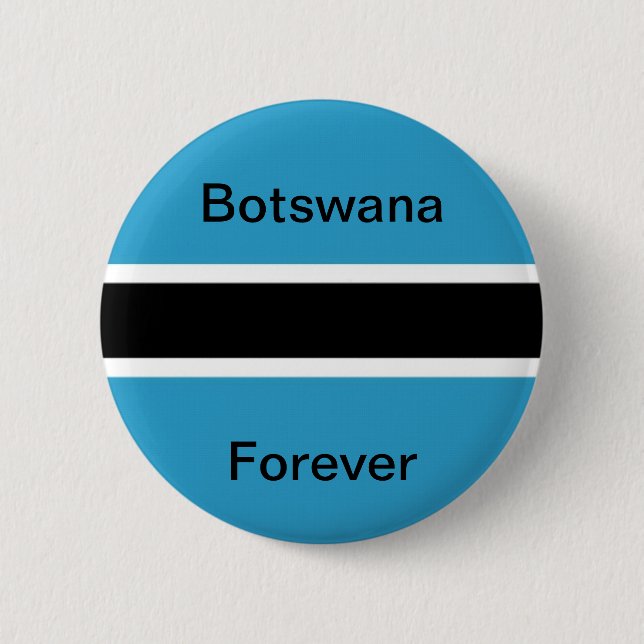 Botswana Pinback Button (Front)