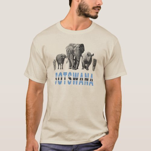 Botswana Pride Big 5 Wildlife for Botswana Fans T_Shirt