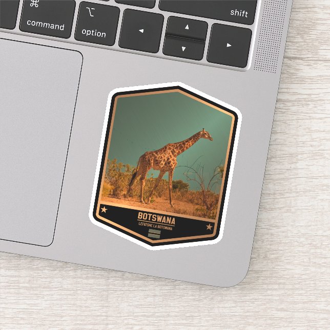 Botswana Sticker (Detail)