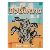 Botswana Vintage Travel Poster (Front)
