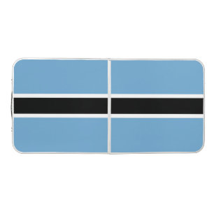 Botswanan Flag (Botswana) Beer Pong Table
