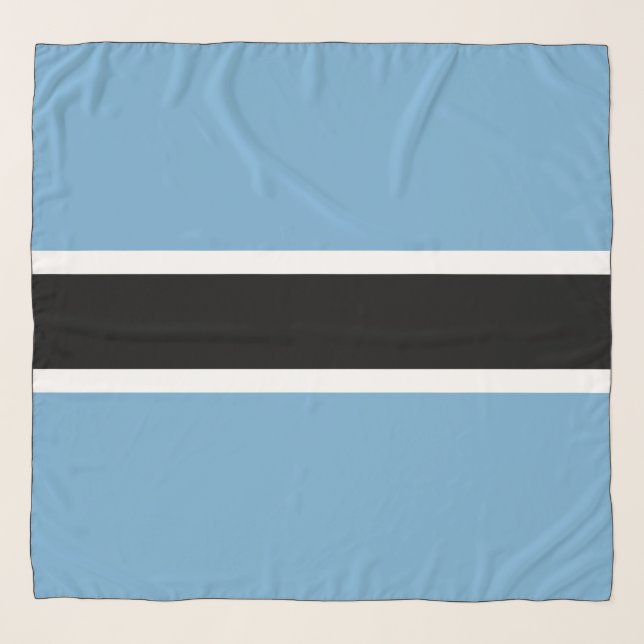 Botswanan Flag (Botswana) Scarf (Front)