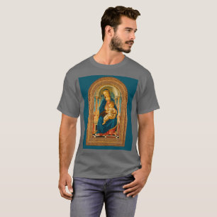 Botticelli (1445-1510) Madonna & Child Enthroned  T-Shirt