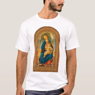 Botticelli (1445-1510) Madonna & Child Enthroned  T-Shirt