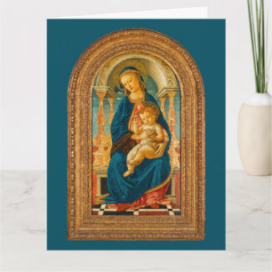 Botticelli (1445-1510) Madonna & Child Enthroned Thank You Card