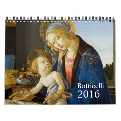 Botticelli 2016 calendar