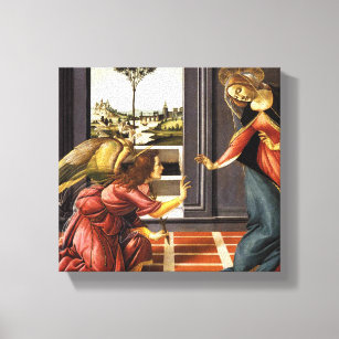 Botticelli Annunciation Canvas Print