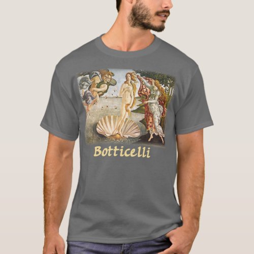 Botticelli Birth of Venus 8 T_Shirt