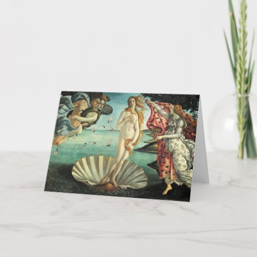 Botticelli _ Birth of Venus Card