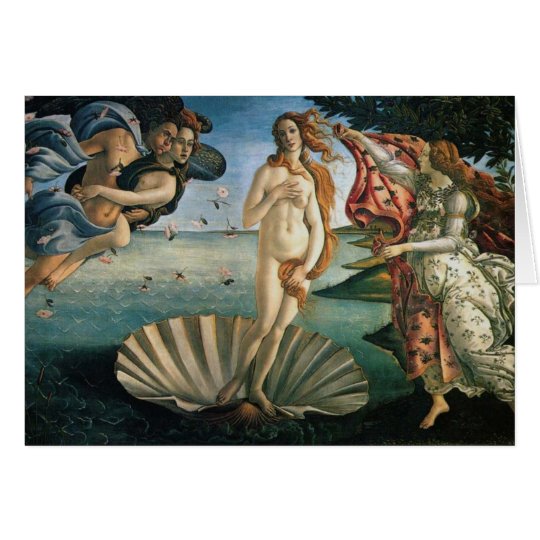 Botticelli Birth of Venus Card