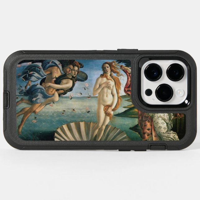 Botticelli Birth of Venus Otterbox iPhone Case (Back Horizontal)