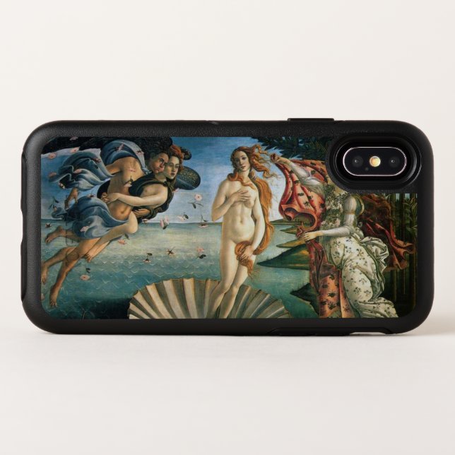 Botticelli Birth of Venus Otterbox iPhone Case (Back Horizontal)