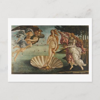 Botticelli  Birth Of Venus Postcard by TO_photogirl at Zazzle