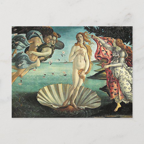 botticelli birth of venus postcard