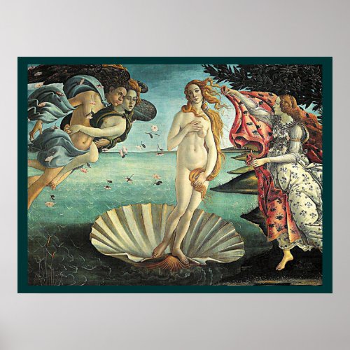 botticelli birth of venus poster
