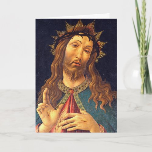 Botticelli Christ Crowned with Thorns Lent Card